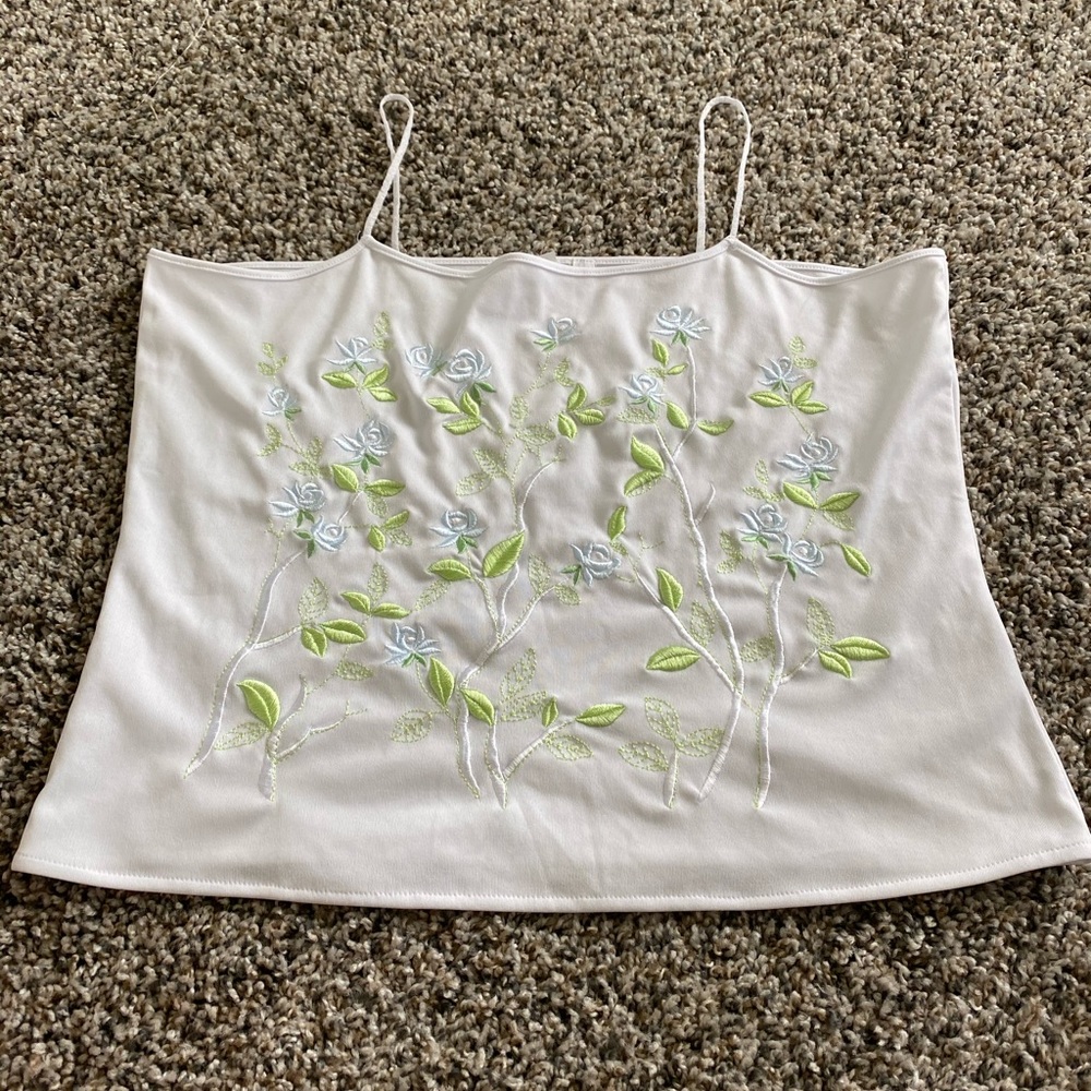 Vintage tank crop top